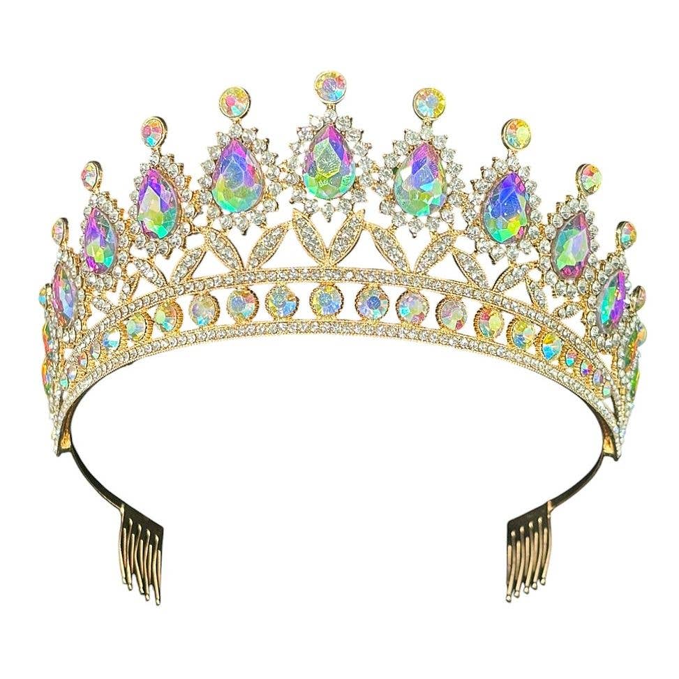 Dazzling Flower Rhinestone Tiara