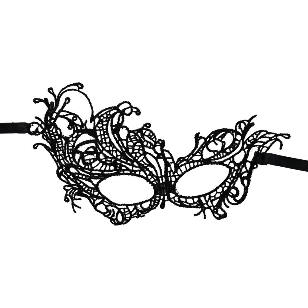 Black Enchanting Lace Mask