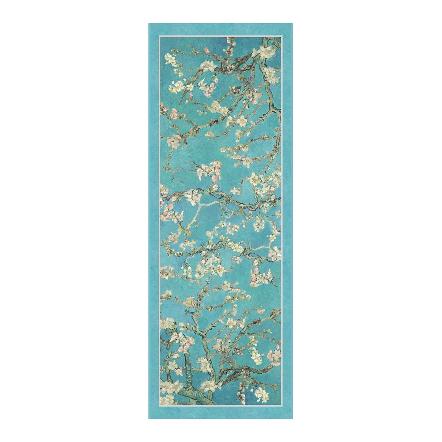 Van Gogh Almond Blossom Silk Blend Shawl – Lightweight Dressy Wrap for Women