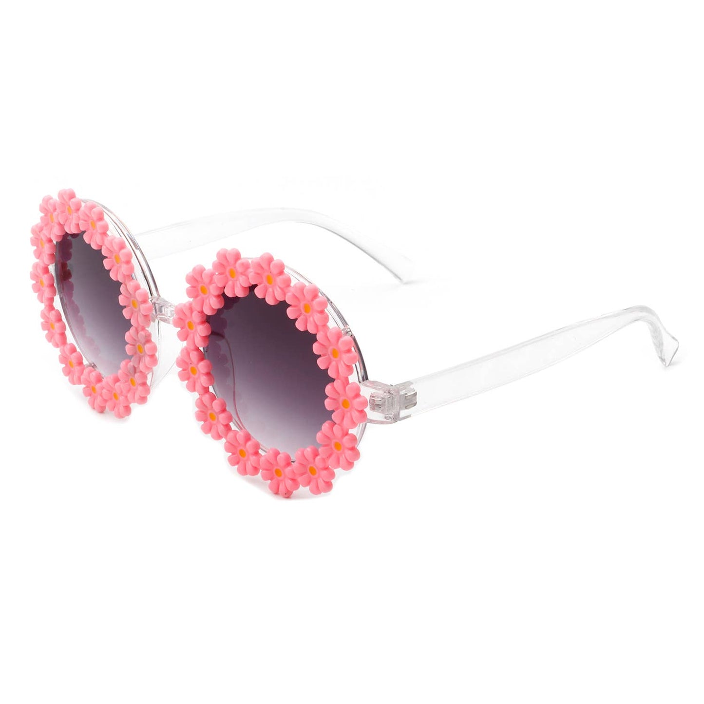 Round Daisy Flower Shape Circle Party Women Sunglasses