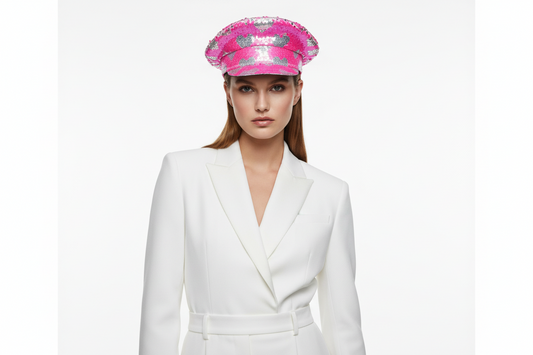 Festival Fashion Sequins Captain Hat