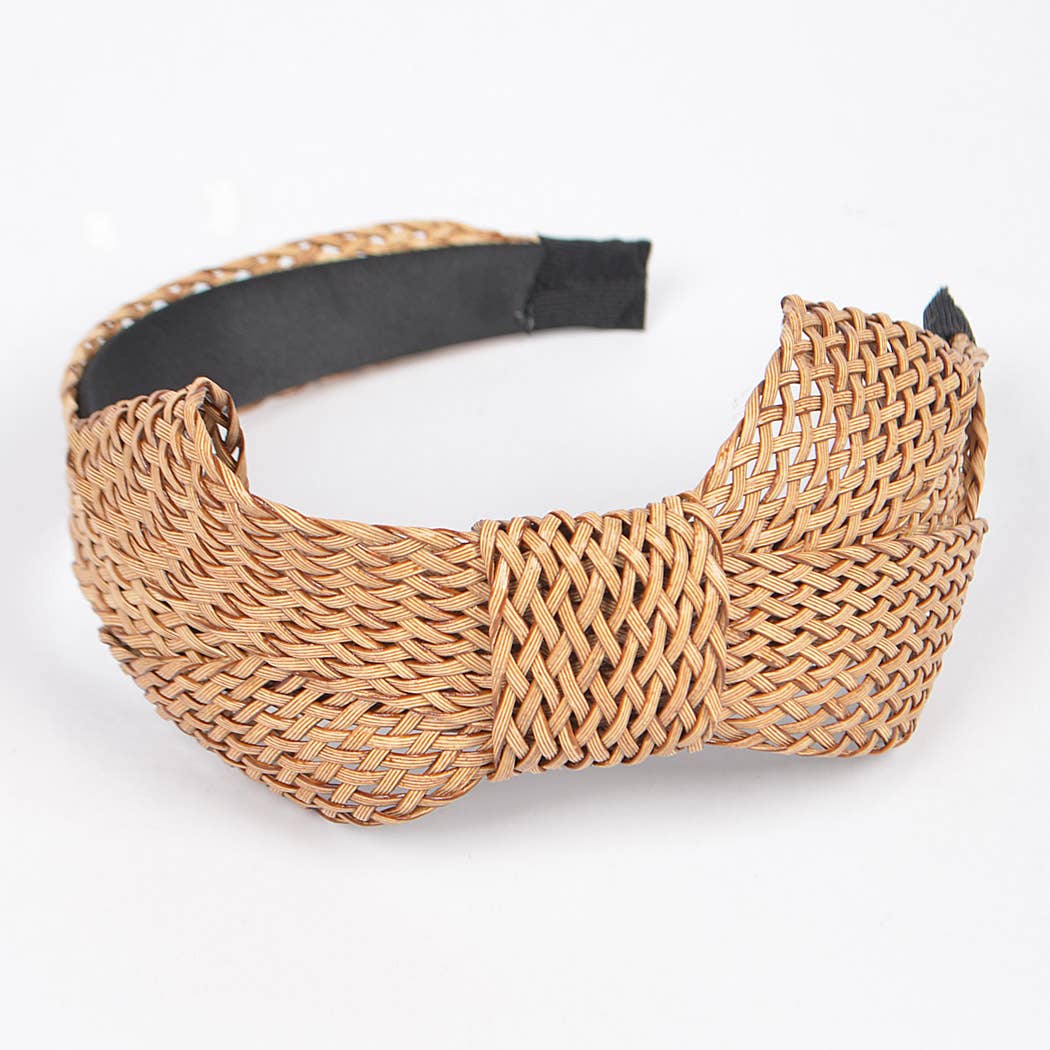 Faux Straw Head Band