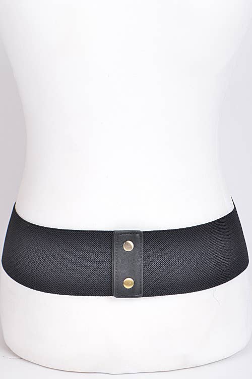 Corset Belt With Ribbon Detail