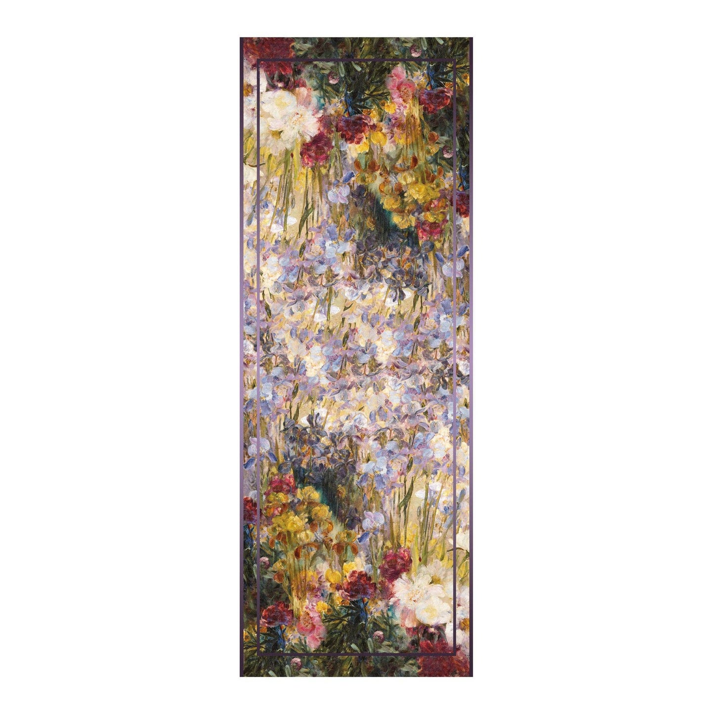 Tiffany Peonies & Iris   Silk Blend Shawl – Lightweight Dressy