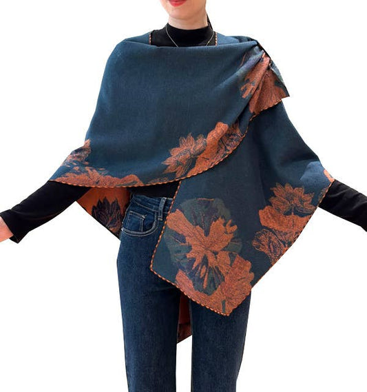 Fan Leaves Reversible Loop Wrap