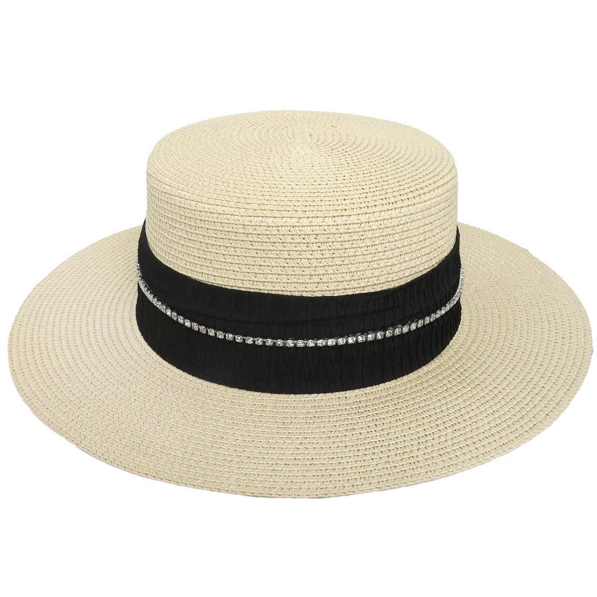 Midnight Riviera Straw Hat