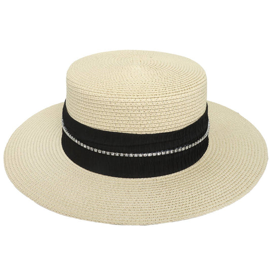 Midnight Riviera Straw Hat