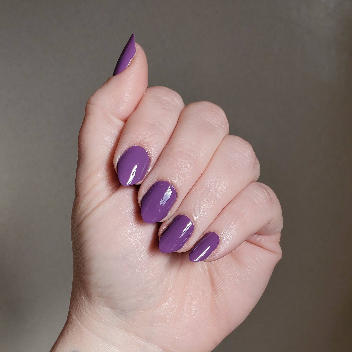 Purple Passion | Solid Medium Purple Nail Polish Wrap