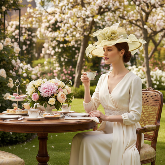 Kentucky Derby Church Party Organza Hat