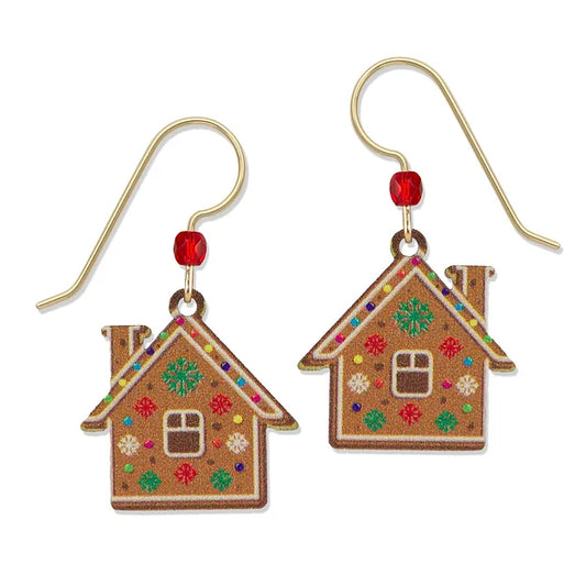 Gingerbread House Earrings