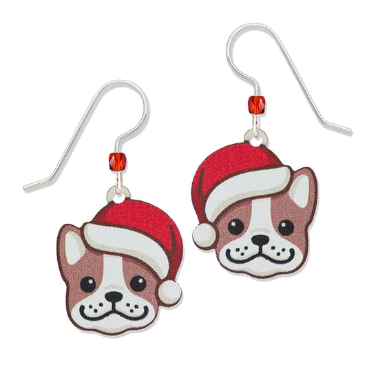 Santa Frenchie Earrings