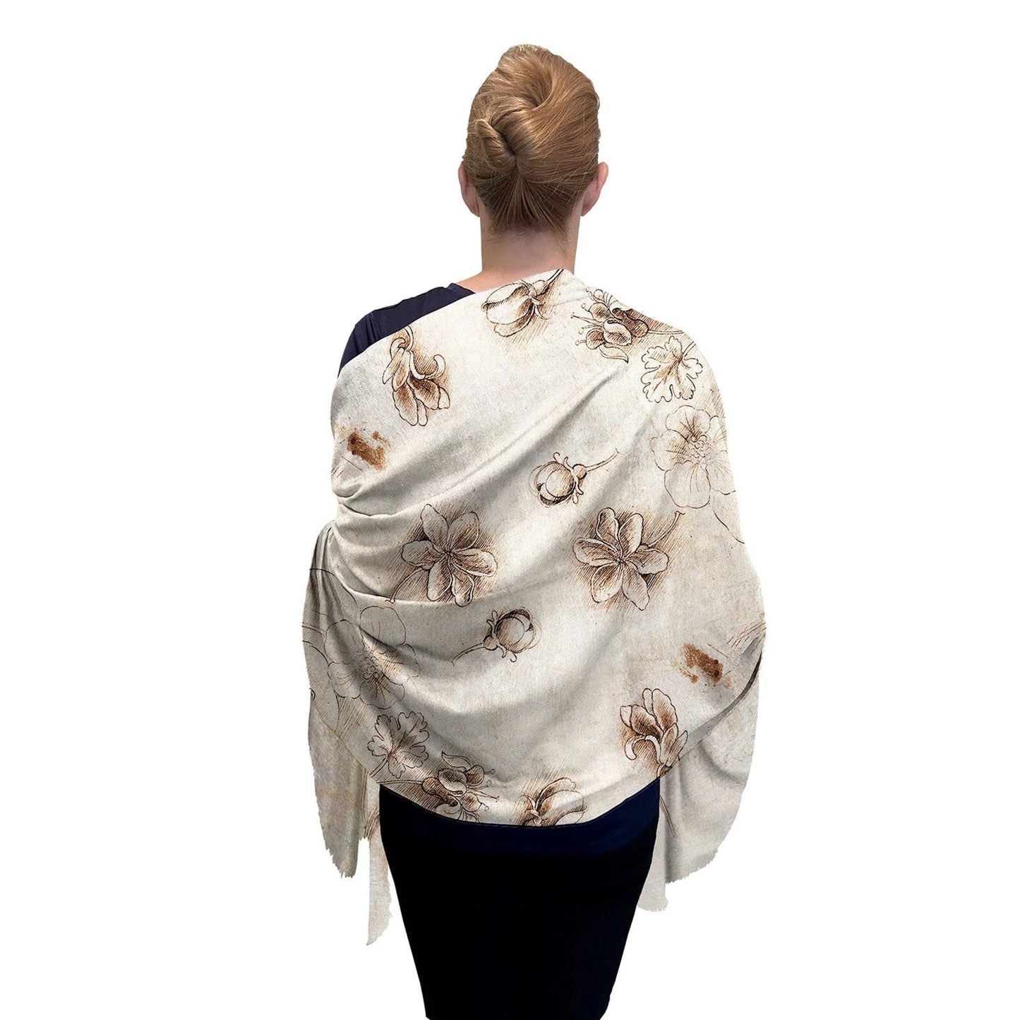 da Vinci Flower Study Shawl