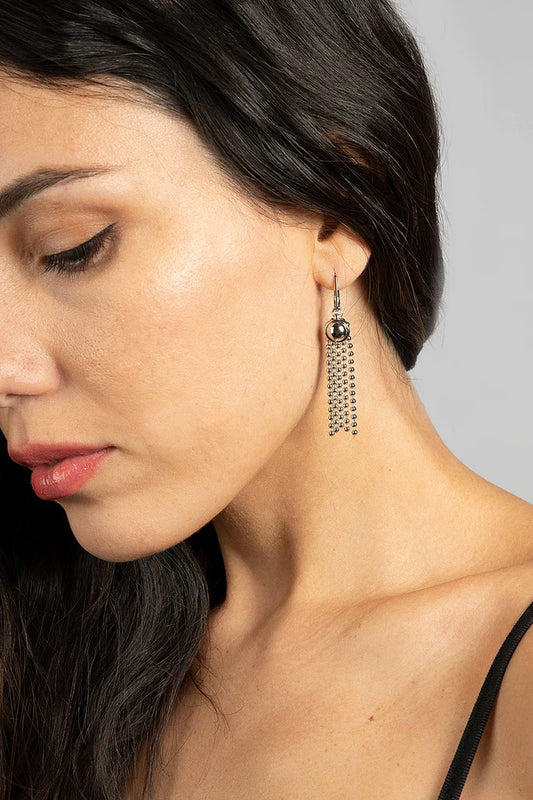 Liquid Metal Earrings