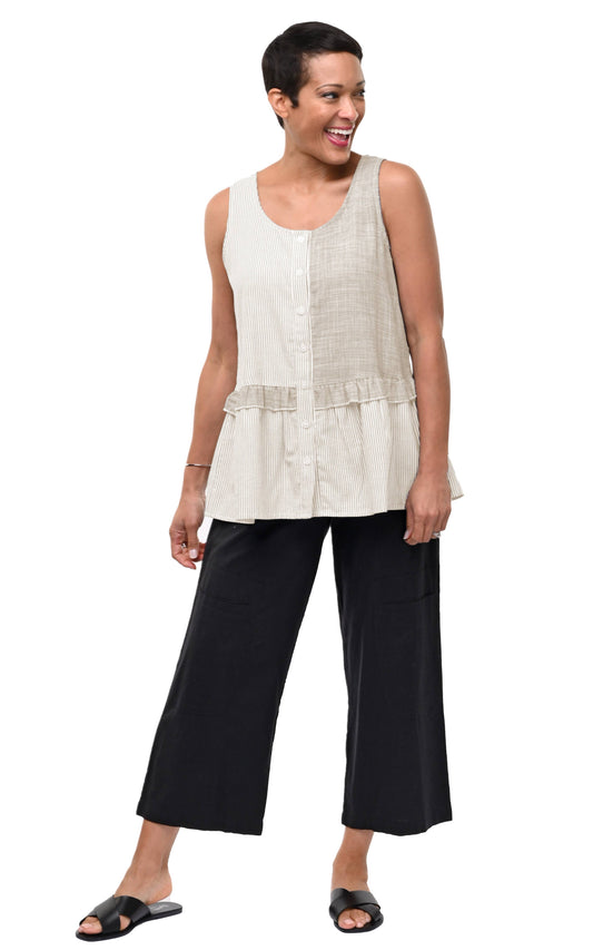 Collette Tank in Crockery Multi