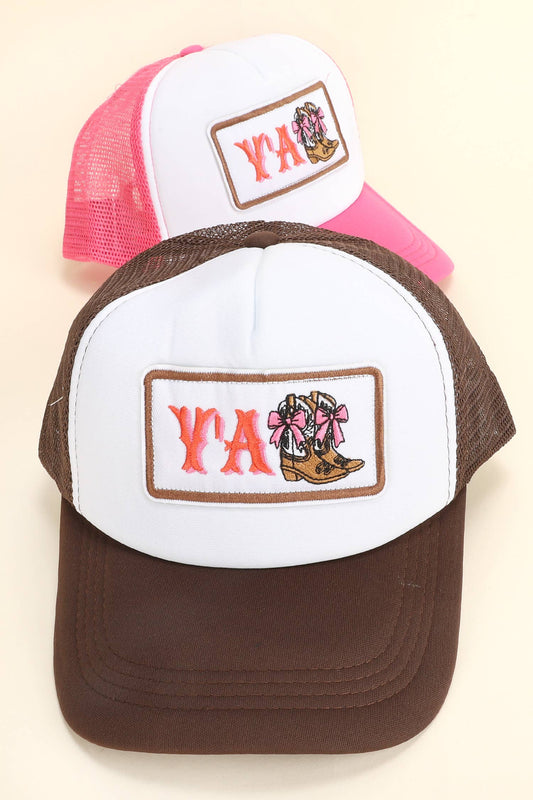 Western Y'all Mesh Backing Baseball Cap