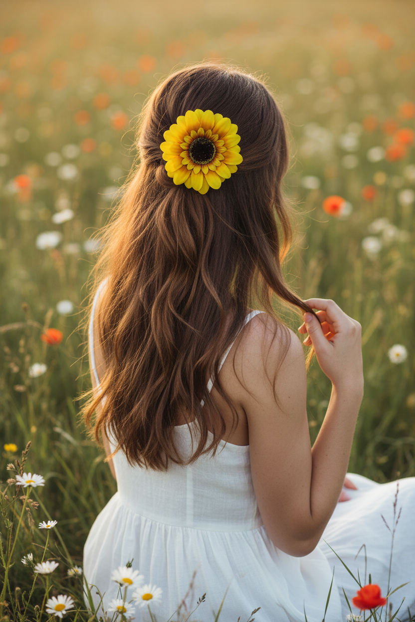 Sunny Bloom Hair Clip
