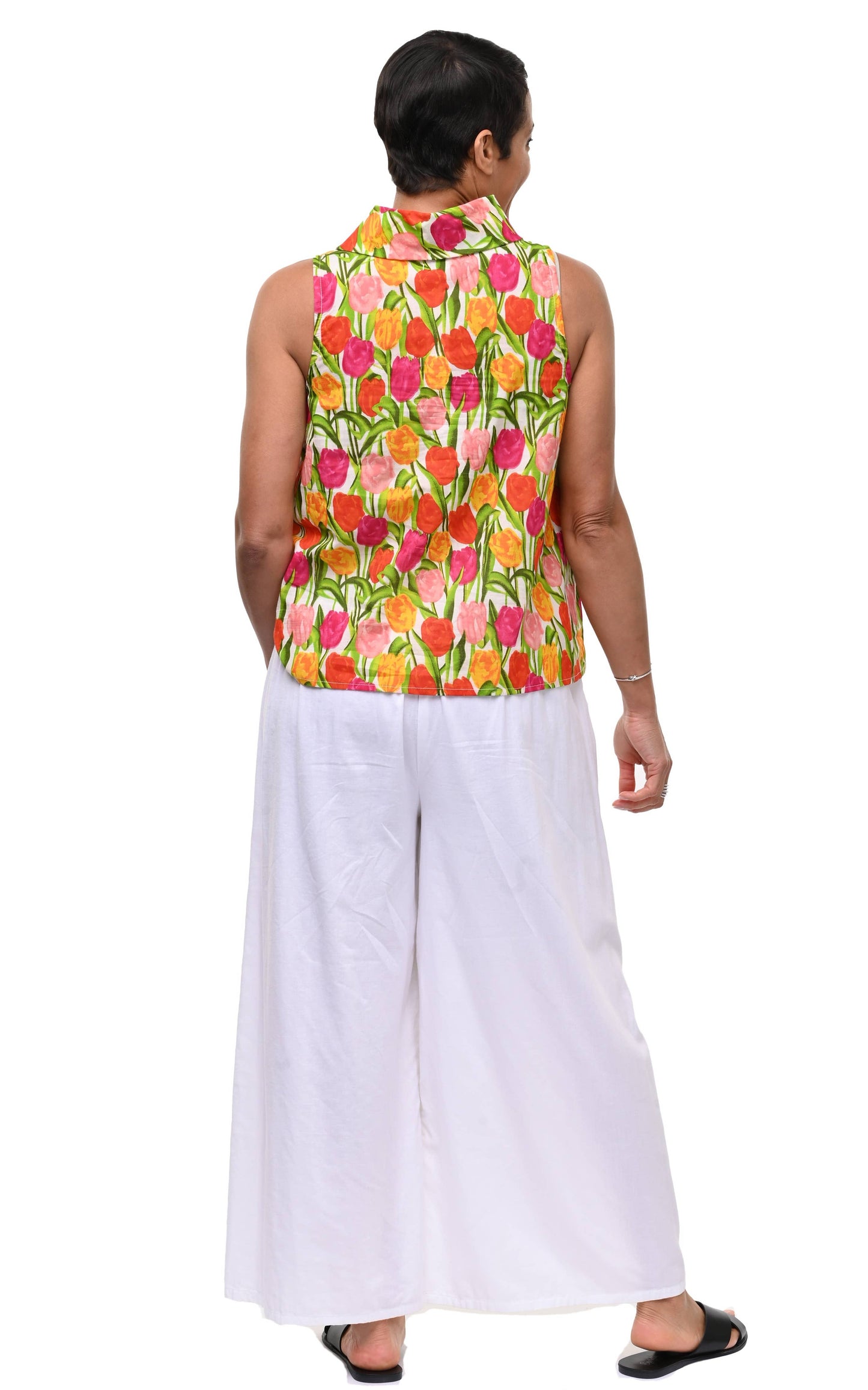 Leilani Top in Tulips