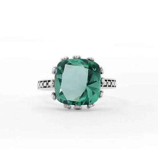 Gem Stone SS Ring