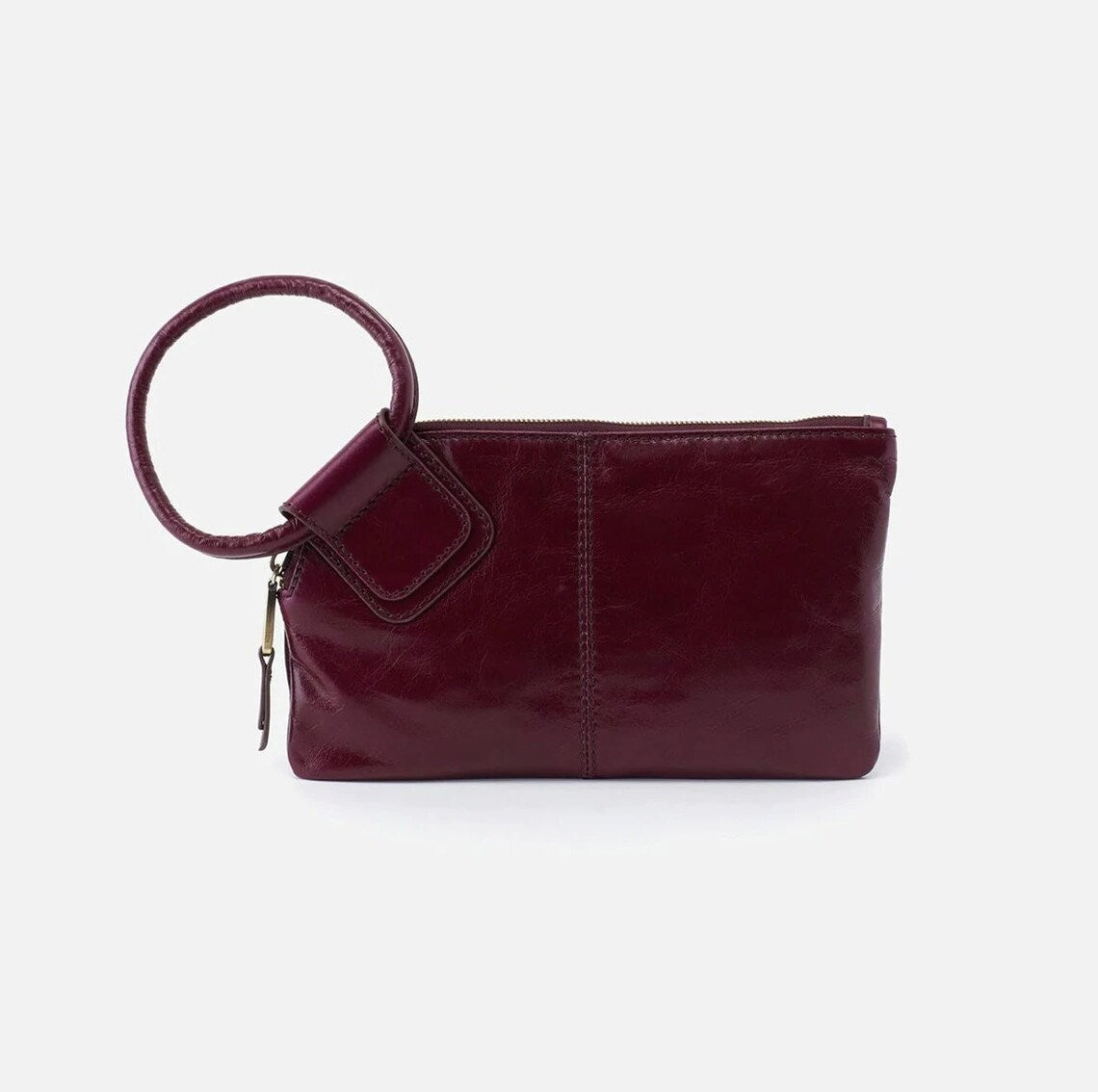 Sable Wristlet in Polished Leather
