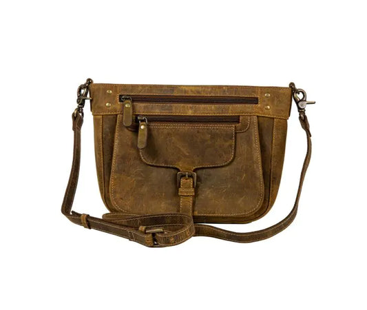 Lawson Roundup Satchel Leather & Hairon Bag