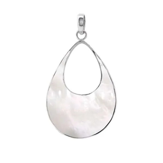 Two Sided Inlay Sterling Silver Pendant